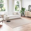 vidaXL Area Rugs Square HUARTE Cream 240 x 240 cm Polyester
