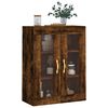 vidaXL Wall Mounted Cabinet Smoked Oak 69.5x34x90 cm