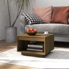 vidaXL Coffee Table Honey Brown 50x50x33.5 cm Solid Pinewood