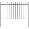 vidaXL Garden Fence 8 pcs Grey 13.6 x 1.2 m Powder-coated Steel