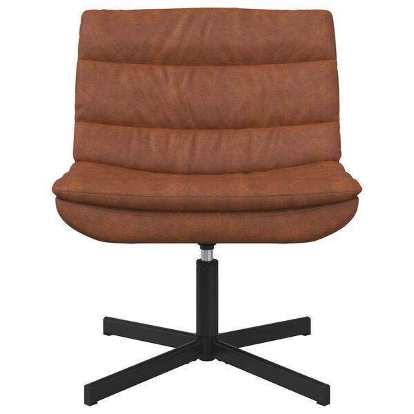 vidaXL Swivel Chair Brown 63 x 75 x 76 cm Antique PU