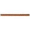 vidaXL Wall Shelves 2 pcs 120x10x10 cm Solid Teak Wood