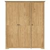 vidaXL Wardrobe BODO Honey Brown 146 x 53.5 x 173 cm Engineered Wood