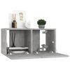 vidaXL 7 Piece TV Cabinet Set Concrete Grey Engineered Wood