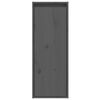vidaXL Wall Cabinet Grey 30x30x80 cm Solid Wood Pine
