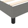 vidaXL Box Spring Bed Frame Dark Grey Double Fabric (UK/IE/FI/NO only)