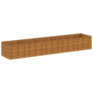 vidaXL Garden Raised Bed 479x100x69 cm Corten Steel