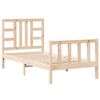 vidaXL Bed Frame without Mattress 90x190 cm Single Solid Wood Pine