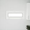 vidaXL Basement Window RISOR 90x40 cm Tilt 3 Glazing White