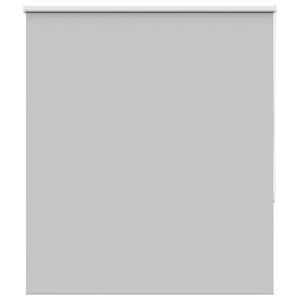 vidaXL Roller Blind Blackout Light Grey 120x150 cm Fabric Width 116.6 cm Polyester