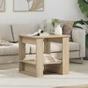 vidaXL Coffee Table Sonoma Oak 51 x 50 x 50 cm Engineered Wood