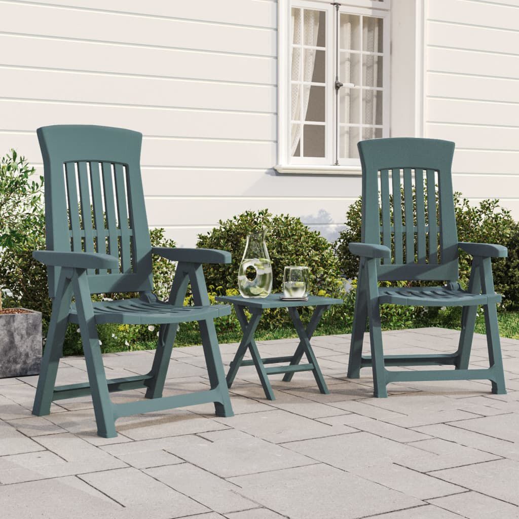 Green clearance resin chairs