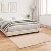 vidaXL Faux Rabbit Fur Rug Olite Taupe 160 x 160 cm Polyester