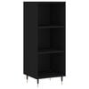 vidaXL Highboard Black 34.5x34x180 cm Engineered Wood