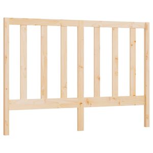 vidaXL Bed Headboard 146x4x100 cm Solid Wood Pine