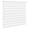 vidaXL Zebra Blind White 165x150 cm Fabric Width 160.9 cm Polyester