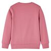 Kids' Sweatshirt Velvet Patchwork Raspberry 140