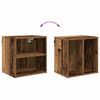 vidaXL Hanging Cabinet Old Wood 40 x 29.5 x 40 cm Engineered Wood