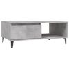 vidaXL Coffee Table Concrete Grey 90x60x35 cm Engineered Wood