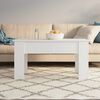 vidaXL Coffee Table White 101x49x52 cm Engineered Wood