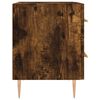 vidaXL Bedside Cabinet Smoked Oak 40x35x47.5 cm Engineered Wood