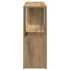 vidaXL Book Cabinet/Room Divider Artisan Oak 80x24x63 cm