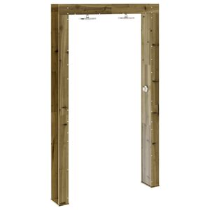 vidaXL Outdoor Shower 226 cm Impregnated Pine Wood and Stainless Steel