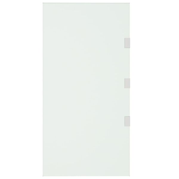 vidaXL Side Panel for Door Canopy Transparent 50x100 cm Tempered Glass