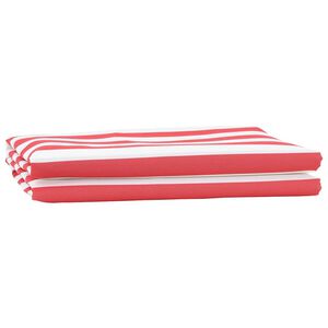 vidaXL Awning Replacement Red and White 1000 x 160 cm Polyester Canvas