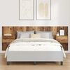 vidaXL Headboard with Cabinet 3 pcs Old Wood Engineered Wood