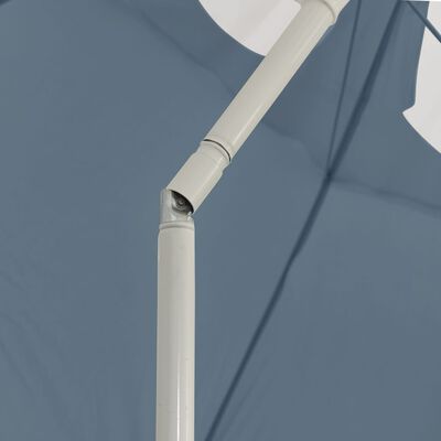 vidaXL Beach Umbrella Blue 300 cm