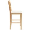 vidaXL Dining Chairs 2 pcs Natural 40 x 47.5 x 99.5 cm