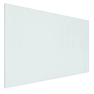 vidaXL Fireplace Glass Plate Rectangular 80x50 cm