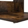 vidaXL Side Table Smoked Oak 40 x 38 x 62.5 cm Engineered Wood