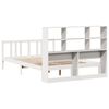 vidaXL Bookcase Bed without Mattress White 160x200cm Solid Wood Pine