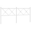 vidaXL Metal Headboard White 180cm