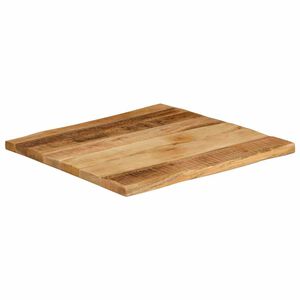 vidaXL Table Top Live Edge 40x40x3.8 cm Solid Wood Rough Mango