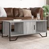 vidaXL Coffee Table Grey Sonoma 100x51x40 cm Engineered Wood