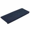 vidaXL Stair Mats Self-adhesive 15 pcs 65x24.5x3.5 cm Blue