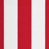 vidaXL Replacement Fabric for Awning Red and White Stripe 6x3 m