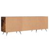 vidaXL TV Cabinet Smoked Oak 150x30x50 cm Engineered Wood