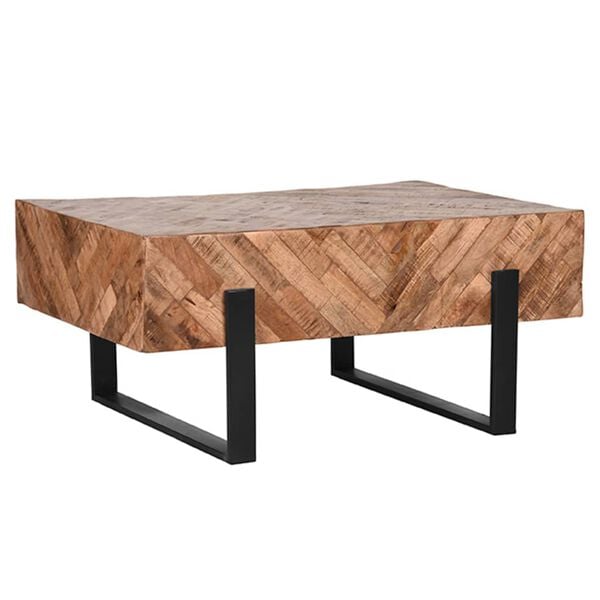 LABEL51 Coffee Table Float 90x60x40 cm Wood/Black