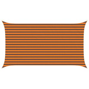 vidaXL Sun Shade Sail Orange and Brown 4,5 x 2,5 m