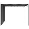 vidaXL Garden Gazebo with Side Curtain 3x3x2.25 m Anthracite