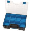 Draper Tools Compartment Organiser 8 Piece 41,5x33x11 cm Black