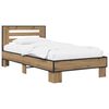 vidaXL Bed Frame with Headboard Artisan Oak 80 x 200 cm