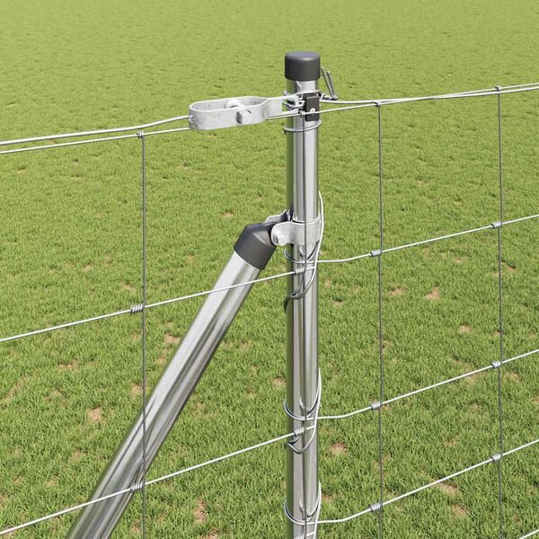 vidaXL Fence Post Galvanized 25 x 1.6 m Steel