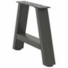 vidaXL Coffee Table Legs A-Shaped 2 pcs Anthracite&nbsp;40x(30-31) cm Steel