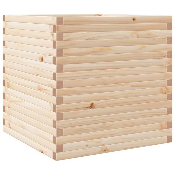 vidaXL Garden Planter 70x70x68.5 cm Solid Wood Pine