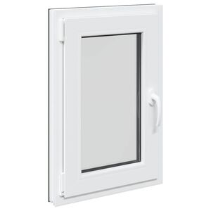 vidaXL Basement Window RISOR 50 x 75 cm PVC and Glass Anthracite